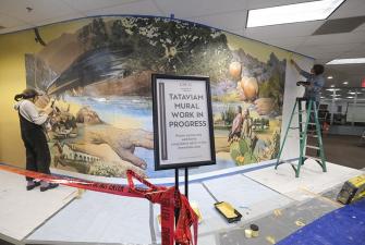 CSUN University Library Honors Tataviam Tribe with "Continuum of Time" Mural 