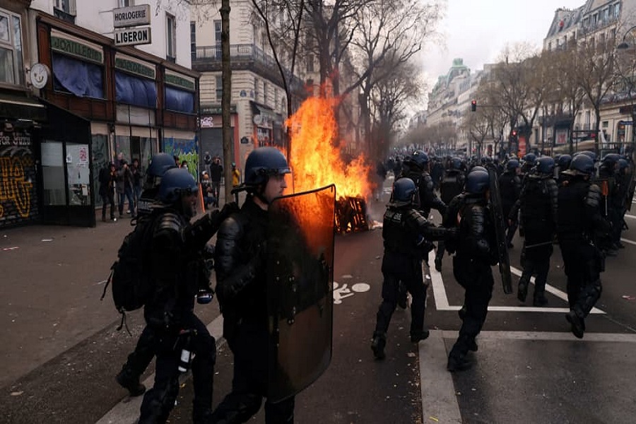 French Protests Erupt