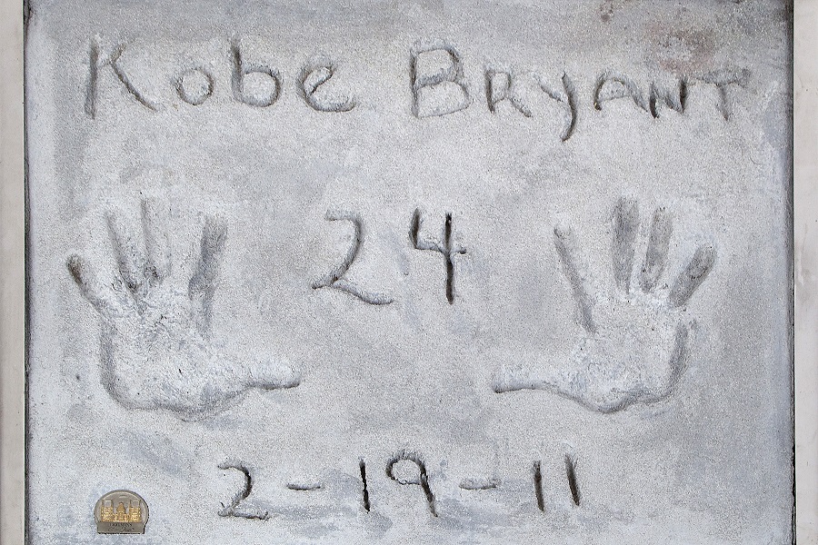 Kobe Bryant Cemented Into LA